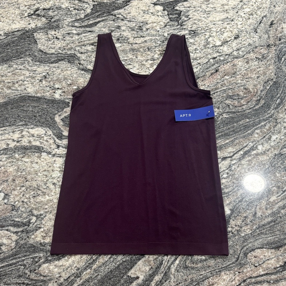 Apt. 9 Women's Deep Purple Tank Top